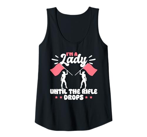 Damen Im A Lady Until The Rifle Drops Color Guard Flag Tank Top Damen Im A Lady Until The Rifle Drops Color Guard Flag Tank Top von Fahnenschwinger Designs Color Guard Ideen