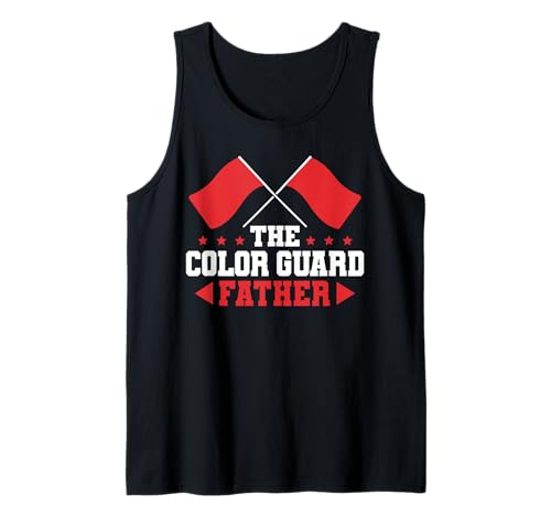Herren The Color Guard Flag Father Dad Fathers Day Tank Top von Fahnenschwinger Designs Color Guard Ideen