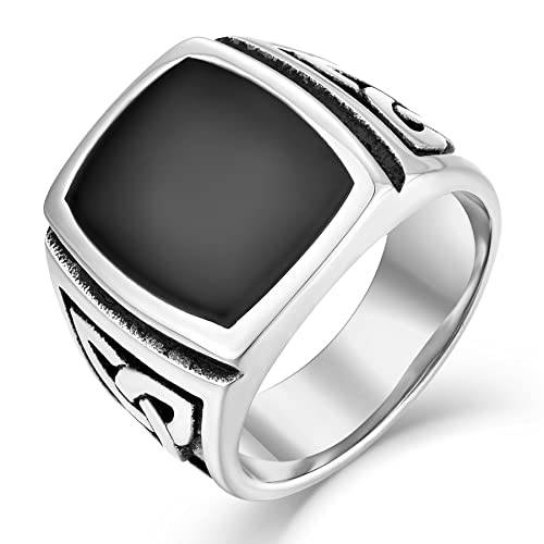 Fahonie Keltischer Ring für Herren, 316L Edelstahl, keltischer Knotenring, kein Edelstein Fahonie Keltischer Ring für Herren, 316L Edelstahl, keltischer Knotenring, kein Edelstein von Fahonie