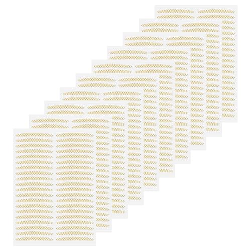 10 PCs/Setzen Sie Unsichtbare Augenlid Streifen Slip On Augenlidstreifen Doppelte Augenlidstreifen Eyelid Bandlid Streifen Make Up Werkzeug von Fahoujs