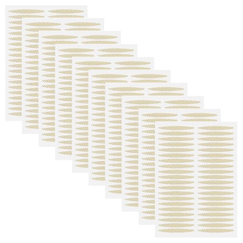 10 PCs/Setzen Sie Unsichtbare Augenlid Streifen Slip On Augenlidstreifen Doppelte Augenlidstreifen Eyelid Bandlid Streifen Make Up Werkzeug von Fahoujs