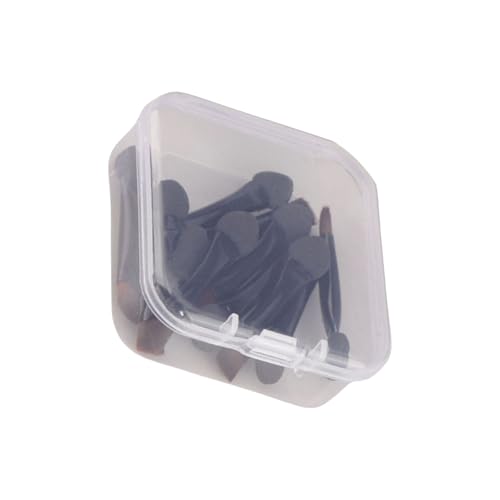 10 PCs Kleine Make Up Bürstenset Lidschatten Applikatoren Make Up Schwämme Doppelseitiger Lidschattenbürste Für Frau Mädchen von Fahoujs