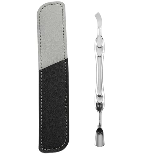 2 In 1 Nagelhautschuster Mit Gabel Nagelhautentfernerwerkzeugnägel Pflegewerkzeug Edelstahlschneider Für Maniküre Pedicu Doppelköpfiger Schneider von Fahoujs