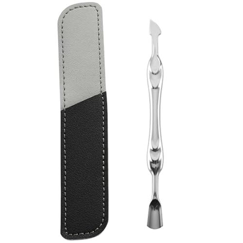 2 In 1 Nagelhautschuster Mit Gabel Nagelhautentfernerwerkzeugnägel Pflegewerkzeug Edelstahlschneider Für Maniküre Pedicu Doppelköpfiger Schneider von Fahoujs