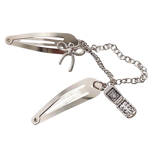 2000er Jahre Fransen Kette Bowknot Haarclip Mädchen Korean Haarnadel Modische Haarschmuck Haar Styling Clip Dekorative Sidepin 2000er Jahre Fransen Kette Bowknot Haarclip Mädchen Korean Haarnadel Modische Haarschmuck Haar Styling Clip Dekorative Sidepin von Fahoujs
