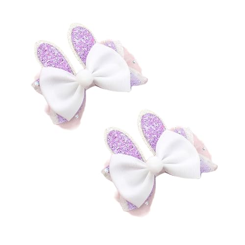 2pcs Schöne Easters Bunnies Haarclip Bequemer Haarnadel Sichern Haarclip Geeignet Für Verschiedene Frisuren von Fahoujs