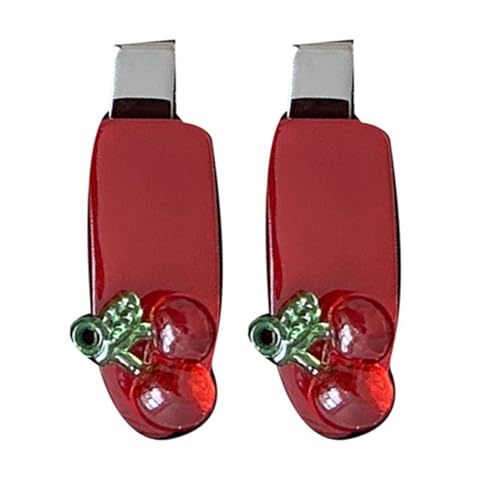 2pcs Schöne Kirschen Haarclips Modestile Haare Barrettes Frauen Haarschlüsse Für Verschiedene Frisuren Geeignet von Fahoujs