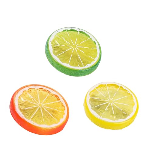 3pcs Zitronenscheiben Haare Clip Cosplay Halloween Haare Barrettes Realistische Haarnadel Für Stilvolle Frisuren von Fahoujs