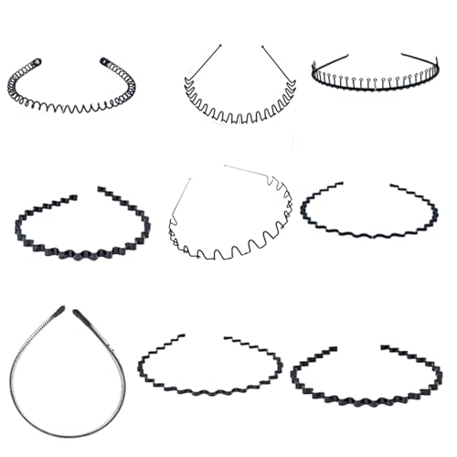 9 Pack Antiskid Kopfschmuck Luxuriöser Haarringe Multifunktional Halloween Kopfbedeckung Für Verschiedene Aktivitäten Geeignet von Fahoujs