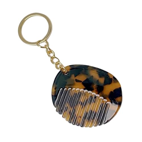 Ästhetischer Schlüsselbund Charme Perlen Bag Charme Anhänger Schokoladenhaar Kammschlüsselkainer Zauberhänge Ornamente Für Frauenkammbeutel Anhänger Keychain von Fahoujs