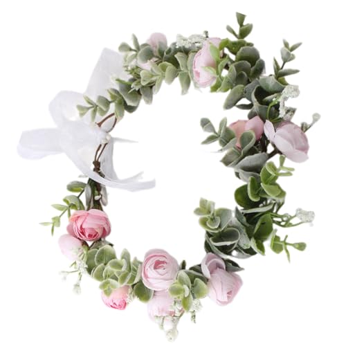 Brautblume für Hochzeit, Blumengirlanden, Haarkranz, Blumenkranz, Blumenstirnbänder, Blumenstirnbänder für Damen von Fahoujs