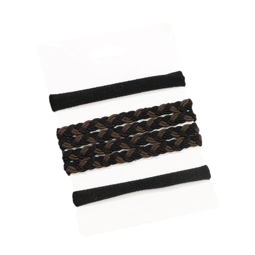 Bunte Gewebte Haarseile Pferdeschwanzhalter Rissrunchies Elastic Hair Seil Haare Knackig Vintage Haarbänder Sportzubehör von Fahoujs