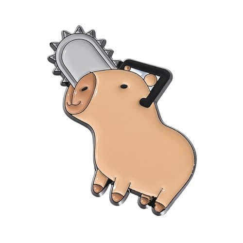 Capybaras Brosche Charm Pin Capybaras Brosche Pin Fashion Revers Legierungstextur Geeignet Für Stilvolle Rucksack Trendtiere von Fahoujs