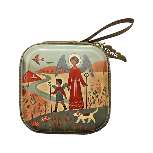 Cartoon Themeed Practical Square Coin Bag Secure Reißverschlüsse Abteil von Fahoujs