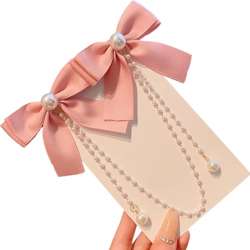 Charm Doouble Bowknot Hair Clip Für Kleine Mädchen Mit Quasten Designs Seite Barrettes Für Kinder Geburtstag Und Fotografie von Fahoujs