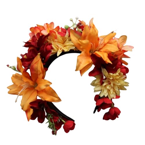 Charm Sturdy Tuch Flower Crowns Kopfstück Tragbares Modezubehör Für Partys Liefert Dekoration Und Tägliche Verschleiß von Fahoujs