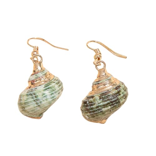 Elegante Muscheln Dangle Ohrringe Statement Accessoires Tropfen Stilvolle Anhänger Für Stilvolle Mädchen Inspirierten Schmuck Inspiriert von Fahoujs
