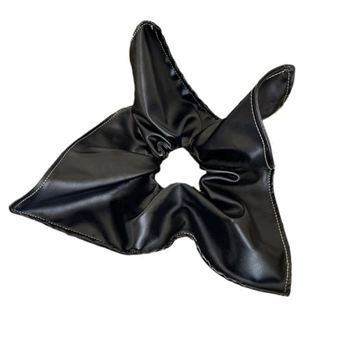 Elegante Quadratische Haarspeicher PU Leder Haarband Fashion Haarstyling Haarkrawatte Für Frauen Und Teenager Mädchen Alles Passend von Fahoujs
