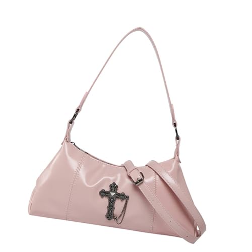 Elegante Umhängetasche Mit Einzigartigen Bolzen Die PU Leder Unterarm Taschen Für Frauen Detailliert Haben Die Retro Stile Trends Geräumige Umhängetasche Umarmen von Fahoujs