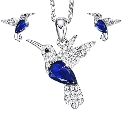Elegante Vogelförmige Halskette Und Ohrringe Mit Funkelnden Kristallen Für Raffinierte Legierungsschmuck Täglicher Wege Legierungs Vogelschmuck Set Frauen von Fahoujs