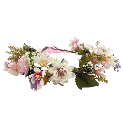 Elegantes Blumen-Haarband, Brautblume für Hochzeit, Party, Girlanden, Haarkranz für Frauen von Fahoujs