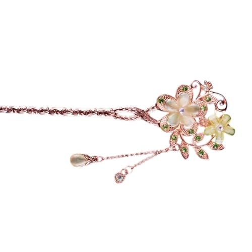 Elegantes Kristallfiligrauer Haarstock Buyao Für Mädchen Alte Chinesische Haarnadel Traditionelle Hanbiuk Dekorative Cosplay von Fahoujs