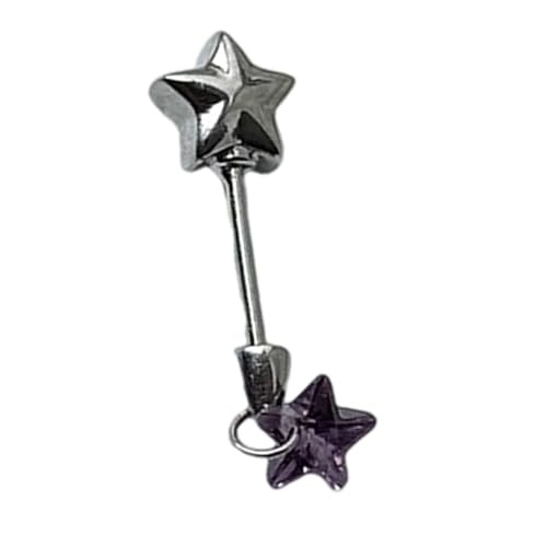 Elegantes Sternwand Zirkonstollen Ohrringe Einzigartige Zirkon Accessoire Für Sensible Ohren Und Stilvolle Looks Niedliche Designs von Fahoujs