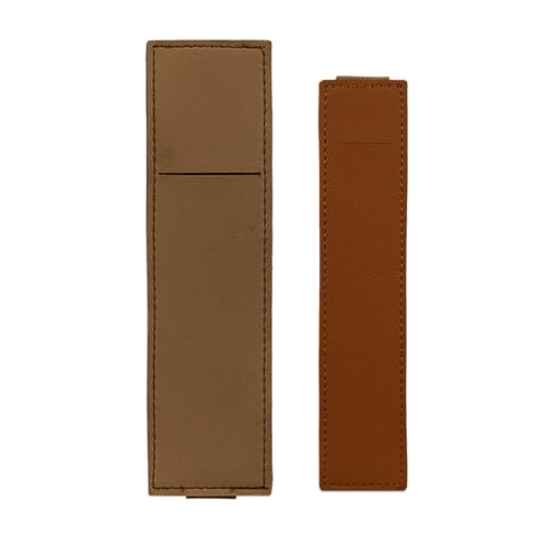 Fahoujs 2pcs Verstellbare Bleistiftkoffer Mit Elastischer Band Multifunktional Leder Stiftbeutel Für Hardcover Journal Notebook Planer Pen Gurt Set von Fahoujs