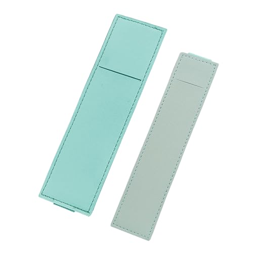 Fahoujs 2pcs Verstellbare Bleistiftkoffer Mit Elastischer Band Multifunktional Leder Stiftbeutel Für Hardcover Journal Notebook Planer Pen Gurt Set von Fahoujs