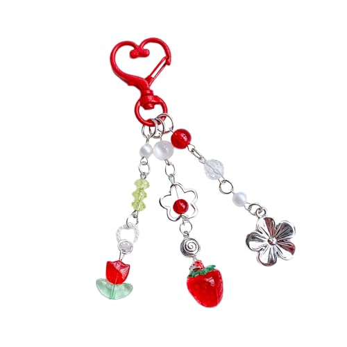 Fahoujs Ästhetische Telefonketten Lanyard String Tragbares Obstblumentelefon Charme Acryl Lanyard Saiten Für Kamera von Fahoujs