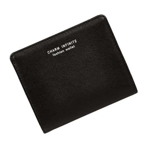 Fahoujs Bifold CLUPPES PRÜFUNG MINIMALISTIMALISTER KREDITKARTENHALTER Frauen Freizeitbrieftaschen Mode Geldbörsen Coin Cash Cards Beutel Geldbörsen Frauen Kurzerbiette Brieftasche von Fahoujs