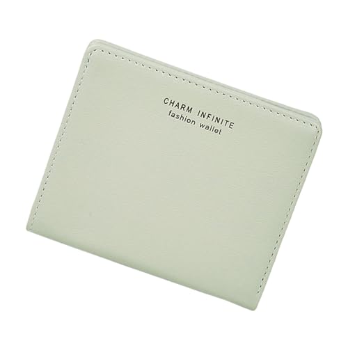 Fahoujs Bifold CLUPPES PRÜFUNG MINIMALISTIMALISTER KREDITKARTENHALTER Frauen Freizeitbrieftaschen Mode Geldbörsen Coin Cash Cards Beutel Geldbörsen Frauen Kurzerbiette Brieftasche von Fahoujs