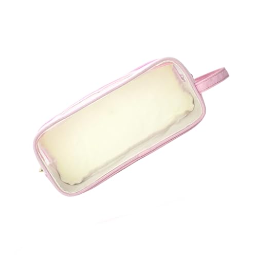 Fahoujs Bleistift Mit Hoher Kapazität Bleistift 2 Fachbeutelbeutel Klare Bleistifte Beutel Tragbarer Marker Veranstalter Reisemake Up Make Up Tasche Durch Beutel Mit Fächern von Fahoujs
