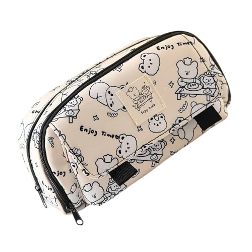 Fahoujs Bleistiftkoffer Mit Großer Kapazität Schultes Für Schöne Tierbeutel Für Die Organisation Von Markern Und Accessoires Schöne Capybara Box Beutel von Fahoujs