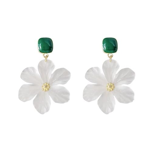 Fahoujs Blumenförmige Dangle Ohrringe Auffällige Blüten Ohrringe Acrylblumen Ohrringe Vielseitige Modezubehör Fahoujs Blumenförmige Dangle Ohrringe Auffällige Blüten Ohrringe Acrylblumen Ohrringe Vielseitige Modezubehör von Fahoujs