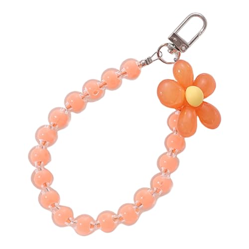 Fahoujs Buntes Acrylblumen Anhänger Schlüsselhalter Leichter Beutelzubehör Zubehör Schlüsselbund Mit Metallclip Schlüsselring Für Tägliche Verwendung Von Acrylbeutel Charme Anhänger von Fahoujs