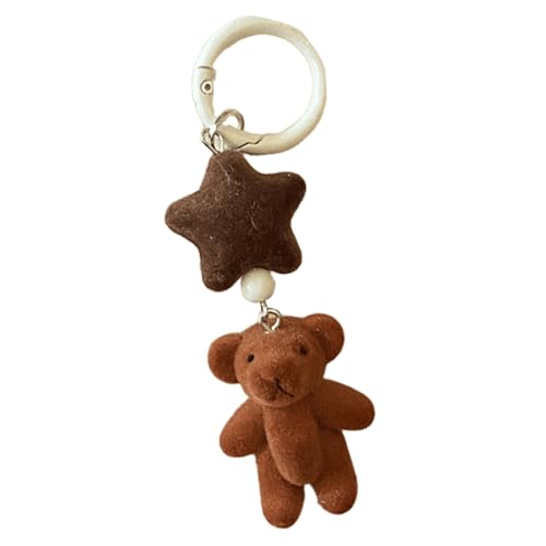 Fahoujs Cartoon Animal Plüsch Schlüsselbund Weiche Flockenmaterialien Stern Und Tierdesigns Schlüsselschmuck Für Jugendliche Frauen Und Kinder von Fahoujs