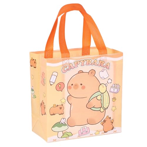 Fahoujs Cartoon Vlies Handheld Taschen 9x9x4inch Einkaufstasche Mit Für Hochzeit Kinder Geburtstags Lebensmitteleinkünfte Einzelhandelseinkäufe von Fahoujs