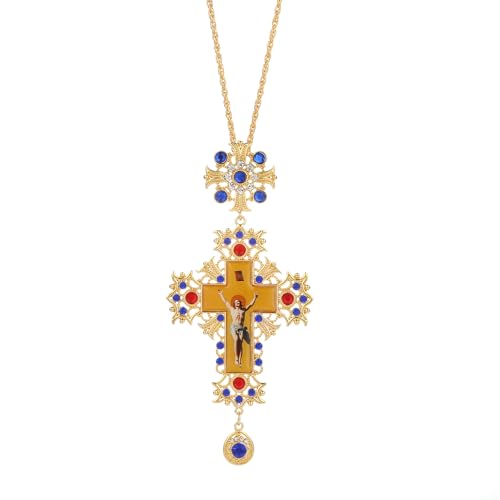 Fahoujs Cross Halskette Mit Funkelnden Diamanten Verstellbare Länge Schlüsselbeinkette Unisex Neckchain Für Mode Enthusiasten Unisex Accessoire von Fahoujs