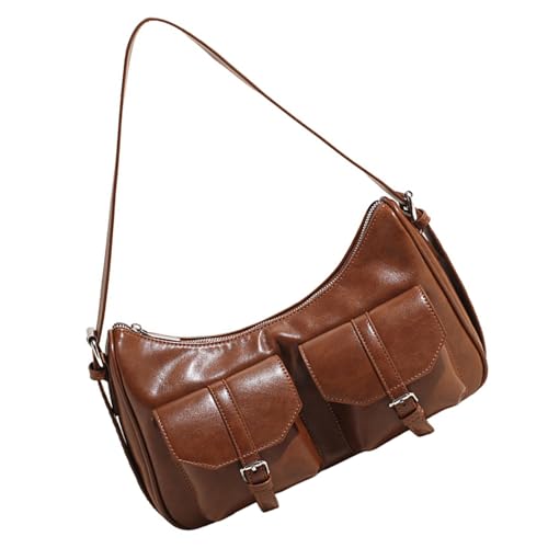 Fahoujs Damen Retro Umhängetasche Geldbörse Pendeltasche PU Leder Crossbody Koreanische Stile Achselhöhle Multi Pockets Handtaschen Frauen Mode Achsel PU Leder Crossbody Koreanische Stile Schulter Fahoujs Damen Retro Umhängetasche Geldbörse Pendeltasche PU Leder Crossbody Koreanische Stile Achselhöhle Multi Pockets Handtaschen Frauen Mode Achsel PU Leder Crossbody Koreanische Stile Schulter von Fahoujs