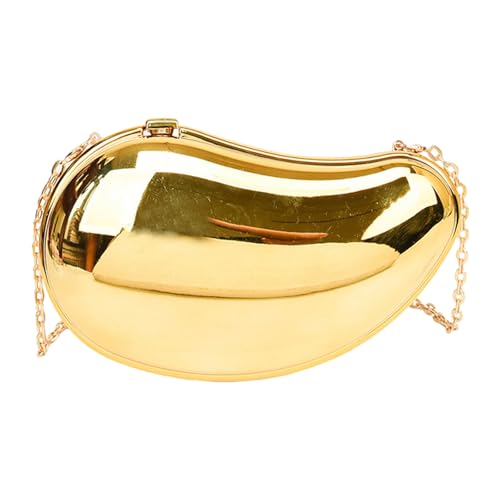 Fahoujs Damenabend Clutches Bag Mangos Form Abend Handtasche Gurt Crossbody Tasche Metallic Acryl Umhängetasche Mangos Form Abend Handtasche Acryl Abendkupplungsbeutel Ketten Gurtbacktasche von Fahoujs
