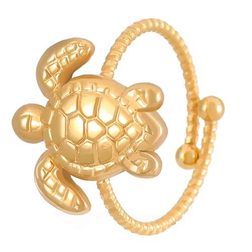 Fahoujs Dating Ringe Tierringe Verstellbare Fingerringe Sea Series Offene Ringe Fingerschmuck Geeignet Für Die Tägliche Gruppe von Fahoujs