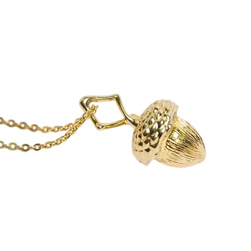 Fahoujs Einzigartige Tinecone Charm Halskette Goldbeschichtung Kette Mode Anhänger Perfekt Für Jugendliche Modeliebhaber Anhänger Halskette von Fahoujs