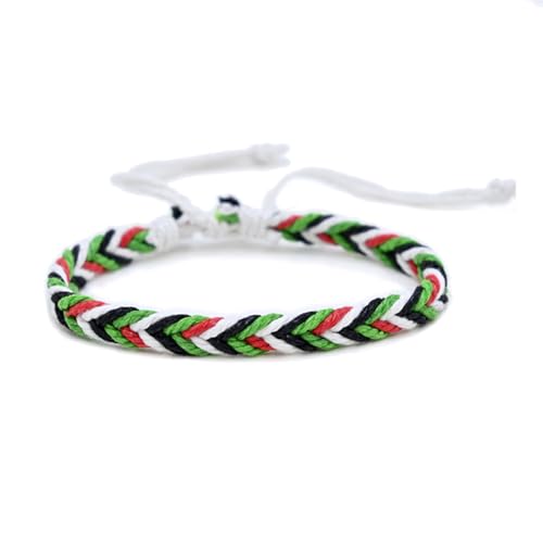 Fahoujs Einzigartiger Arabisch Inspirierter Baumwoll Armband Verstellbares Handchain Handgefertigtes Mehrfarbiges Für Trendige Outfits Fahoujs Einzigartiger Arabisch Inspirierter Baumwoll Armband Verstellbares Handchain Handgefertigtes Mehrfarbiges Für Trendige Outfits von Fahoujs
