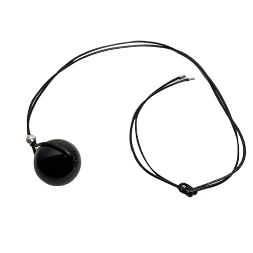 Fahoujs Elegante Geometrische Runde Anhänger Halskette Bequemer Pulloverkettenzubehör Mit Verstellbarer Kette Für Modeliebhaber Alltags Kette Halskette von Fahoujs