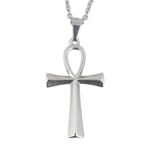 Fahoujs Elegante Kreuze Halskette Charme Sturdy Legierung Anhängerkomfort Passt Zur Verstellbaren Länge Kette Für Alltägliche Verschleiß Hip Hop Crosses Anhänger von Fahoujs