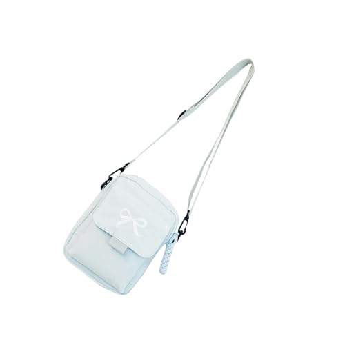 Fahoujs Elegante Nylon Umhängetasche Mit Adjusatble Gurt Bowknot Crossbody Taschen Satchel Geldbörse Für Pendeln Oder Freizeitreisen Täglich Pendelhandtasche von Fahoujs