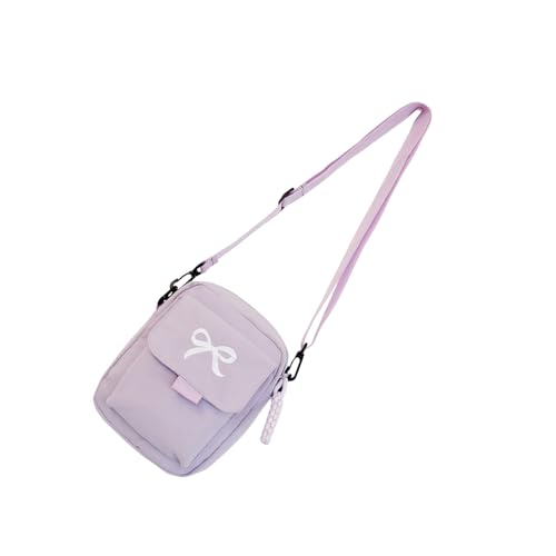 Fahoujs Elegante Nylon Umhängetasche Mit Adjusatble Gurt Bowknot Crossbody Taschen Satchel Geldbörse Für Pendeln Oder Freizeitreisen Täglich Pendelhandtasche von Fahoujs