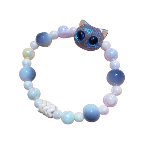 Fahoujs Entzückende Katzen Perlen Armband Einstellbare Größe Stretch Acryl Modezubehör Für Tägliche Verschleiß Und Partys Fahoujs Entzückende Katzen Perlen Armband Einstellbare Größe Stretch Acryl Modezubehör Für Tägliche Verschleiß Und Partys von Fahoujs