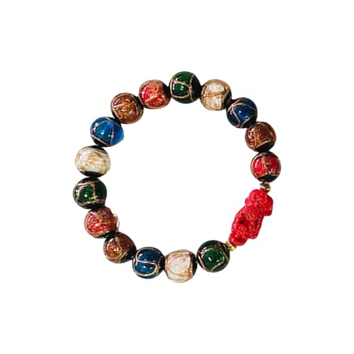 Fahoujs Exquisites Tierarme Armband Buntes Glasperle Handchain Stylish Hand String Accessoires Für Wohlstand Und Vermögen Fahoujs Exquisites Tierarme Armband Buntes Glasperle Handchain Stylish Hand String Accessoires Für Wohlstand Und Vermögen von Fahoujs